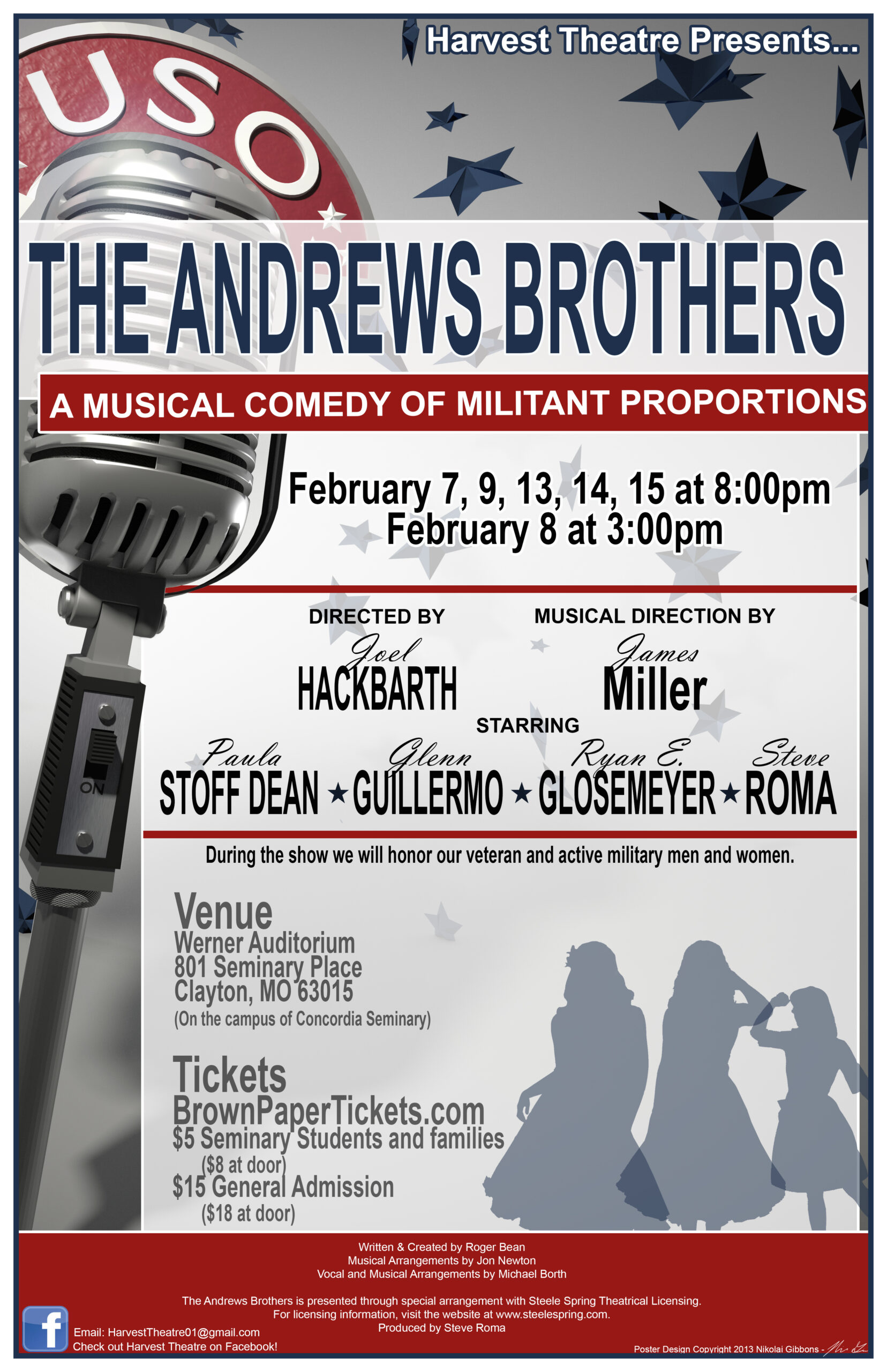 The Andrews Brothers Musical – February 2014