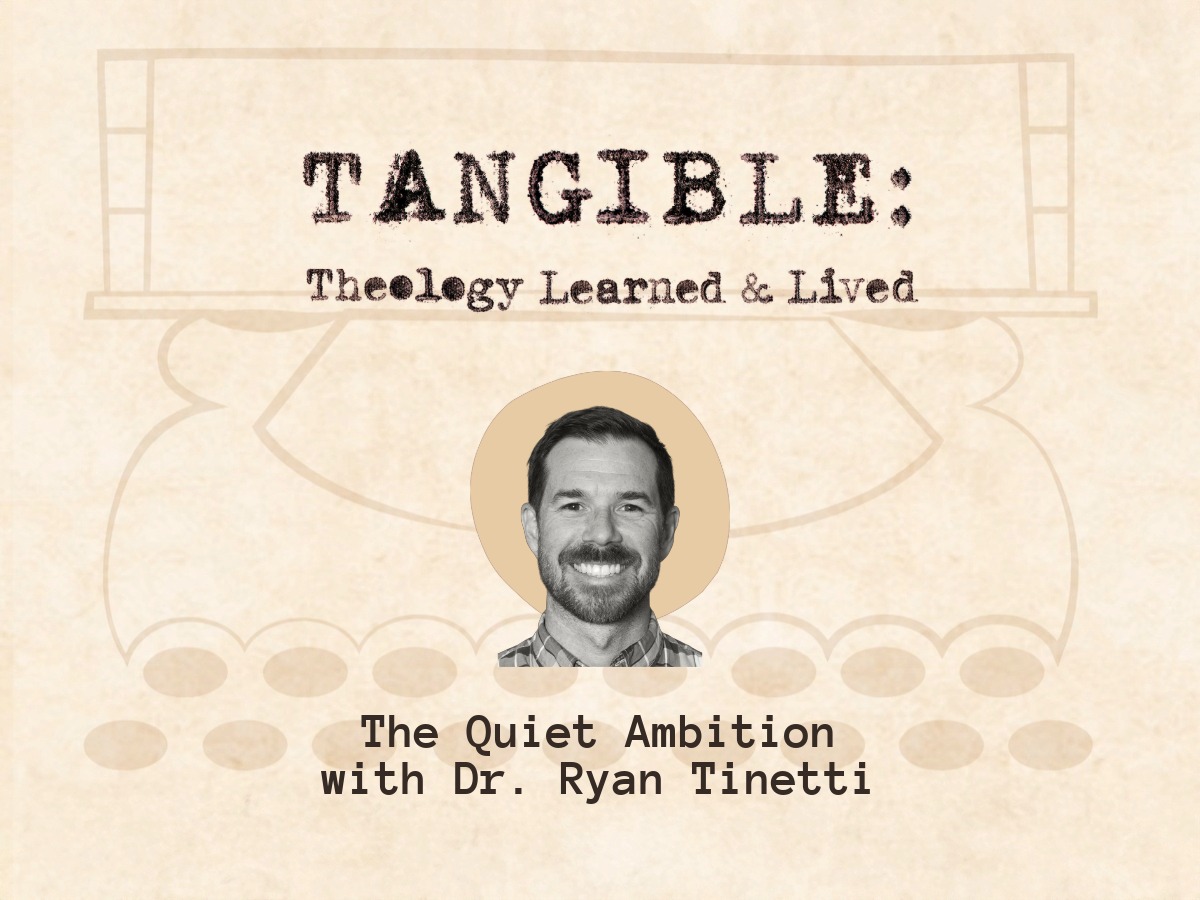 The Quiet Ambition – Dr. Ryan Tinetti