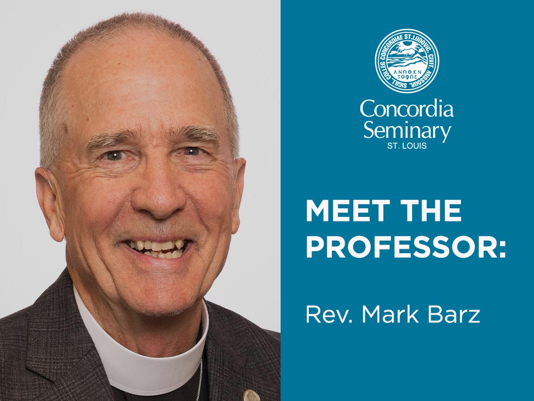 Meet the Professor: Rev. Mark Barz