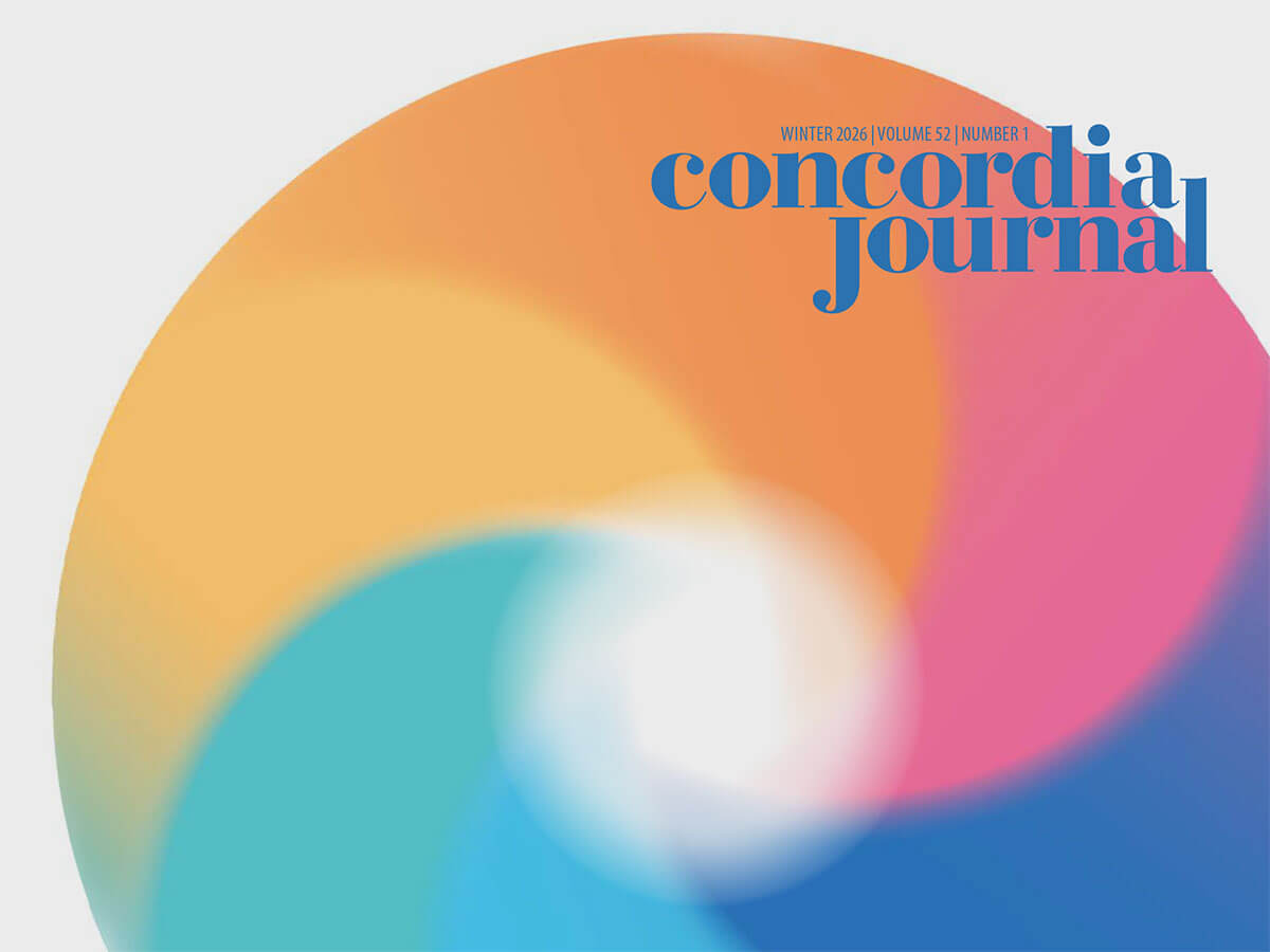 Concordia Journal Winter 2026